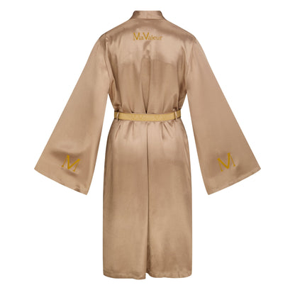 Kimono - champagnergold - MaValeur eleganter Kimono