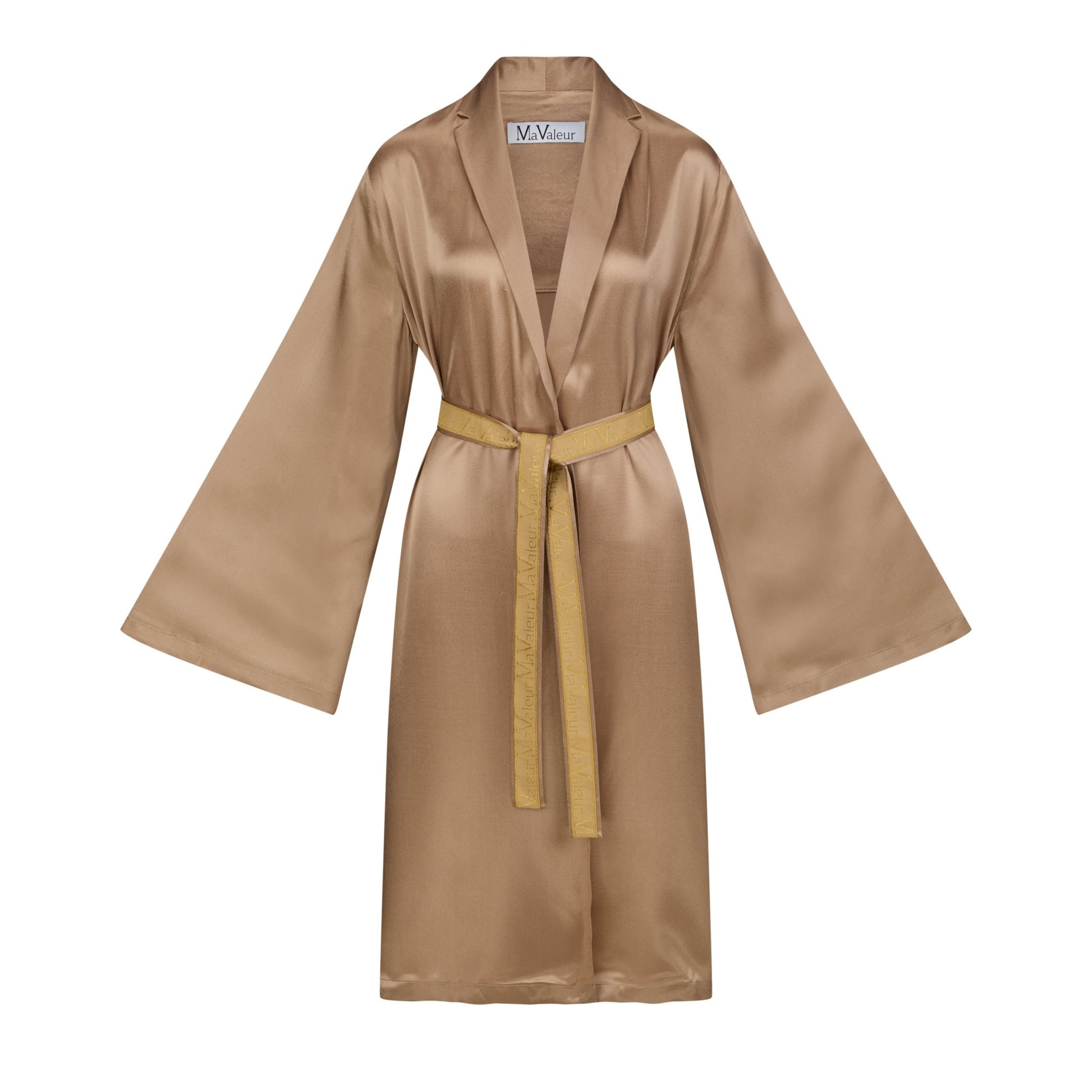 Kimono - champagnergold - MaValeur eleganter Kimono